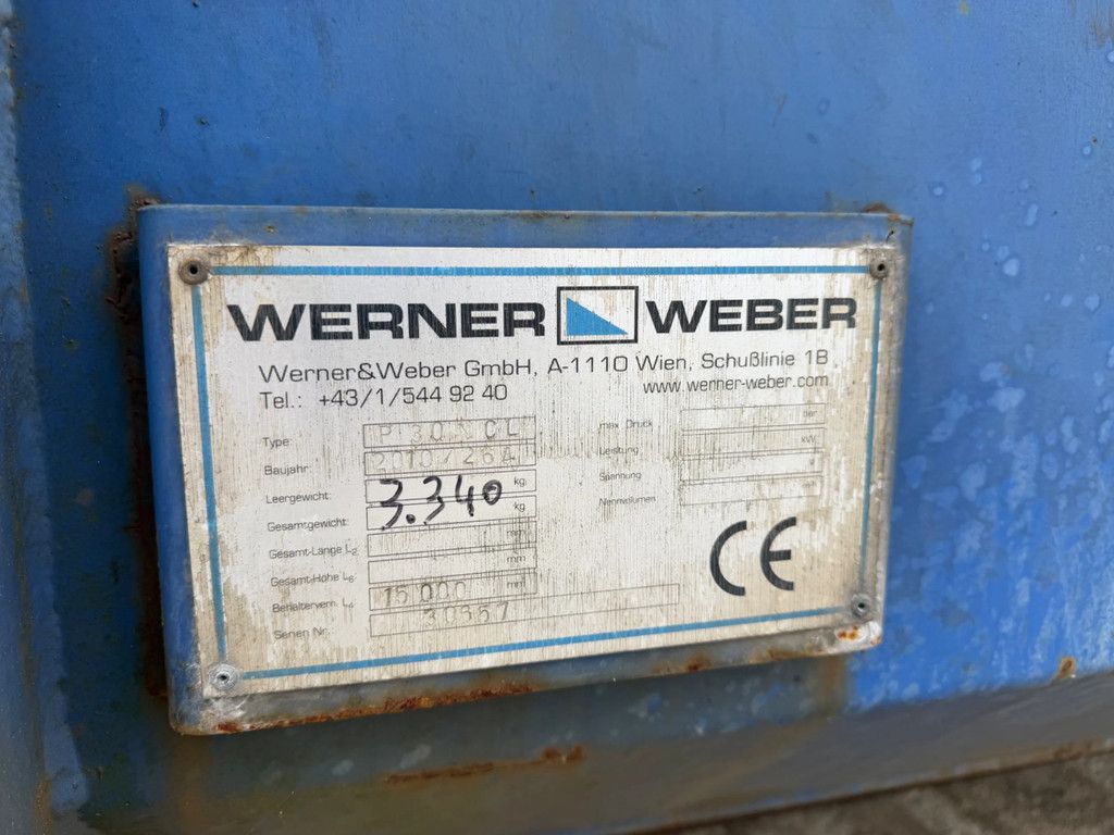 Werner & Weber Persblok & 2 hulzen