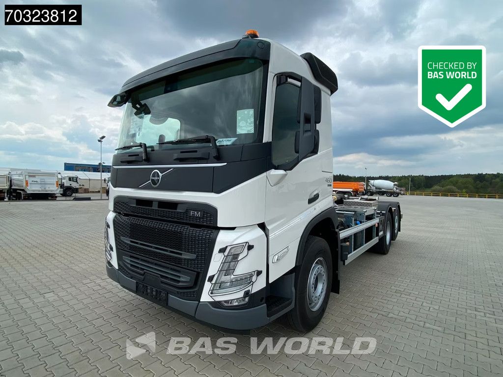Volvo FM FM 460 6X2 NEW! HYVA 20-60 S container system Lift + Steering Axle Automatic VEB Euro 6