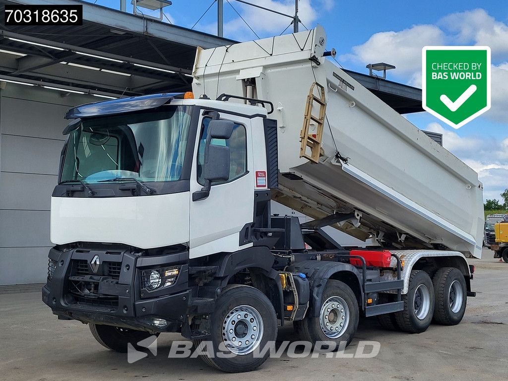 Renault C C 460 8X4 17m3 Meiller Tipper Steelsuspension Big-Axle Automatic Euro 6