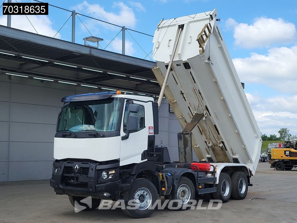 Renault C C 460 8X4 17m3 Meiller Tipper Steelsuspension Big-Axle Automatic Euro 6