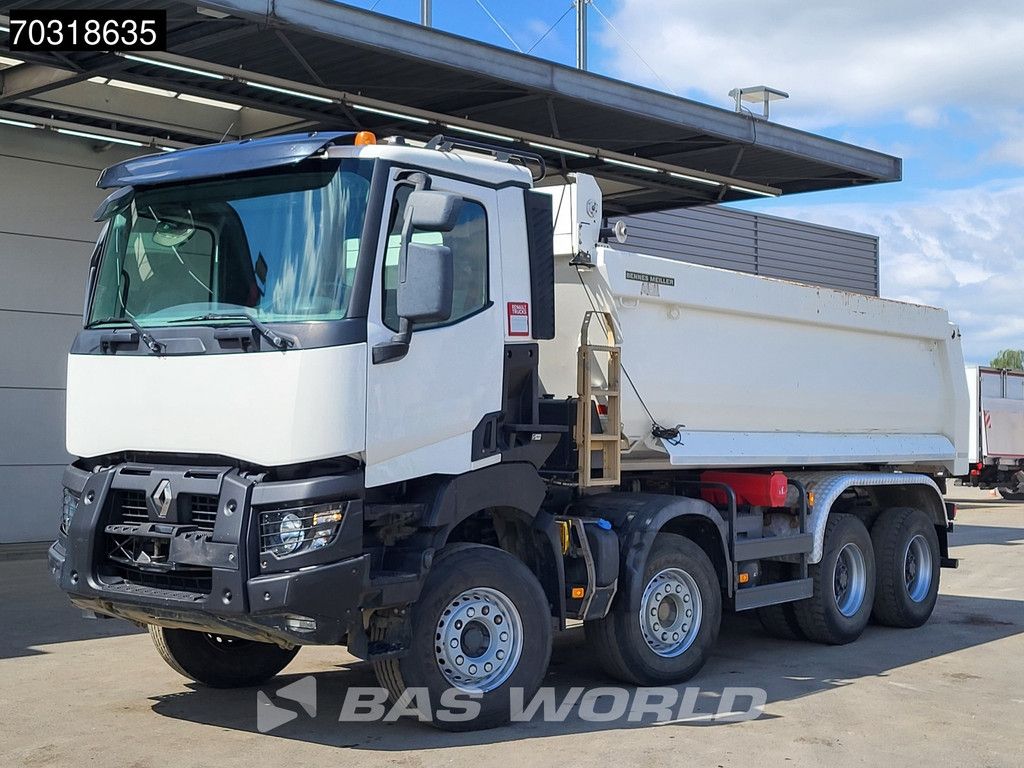 Renault C C 460 8X4 17m3 Meiller Tipper Steelsuspension Big-Axle Automatic Euro 6