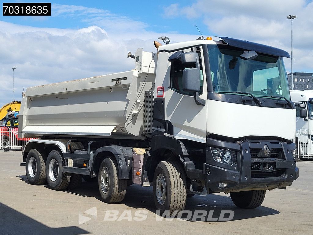 Renault C C 460 8X4 17m3 Meiller Tipper Steelsuspension Big-Axle Automatic Euro 6