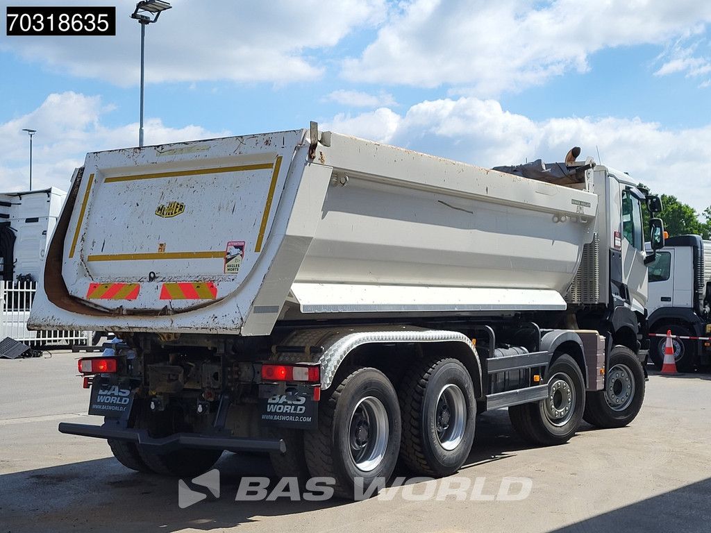 Renault C C 460 8X4 17m3 Meiller Tipper Steelsuspension Big-Axle Automatic Euro 6