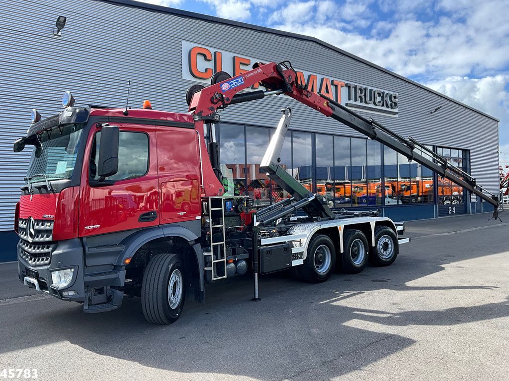 Mercedes-Benz Arocs 3251 8x4 Euro 6 HMF 26 Tonmeter laadkraan
