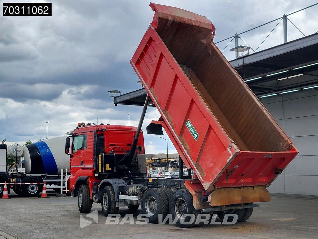 MAN TGS TGS 41.510 8X4 17m3 tipper Full Steel Hub reduction Automatic Euro 6