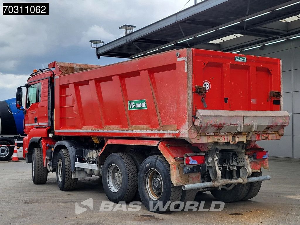 MAN TGS TGS 41.510 8X4 17m3 tipper Full Steel Hub reduction Automatic Euro 6