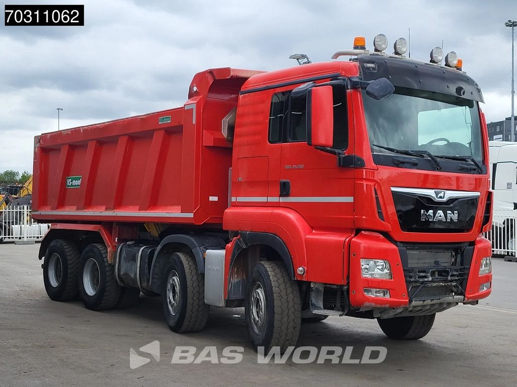 MAN TGS TGS 41.510 8X4 17m3 tipper Full Steel Hub reduction Automatic Euro 6