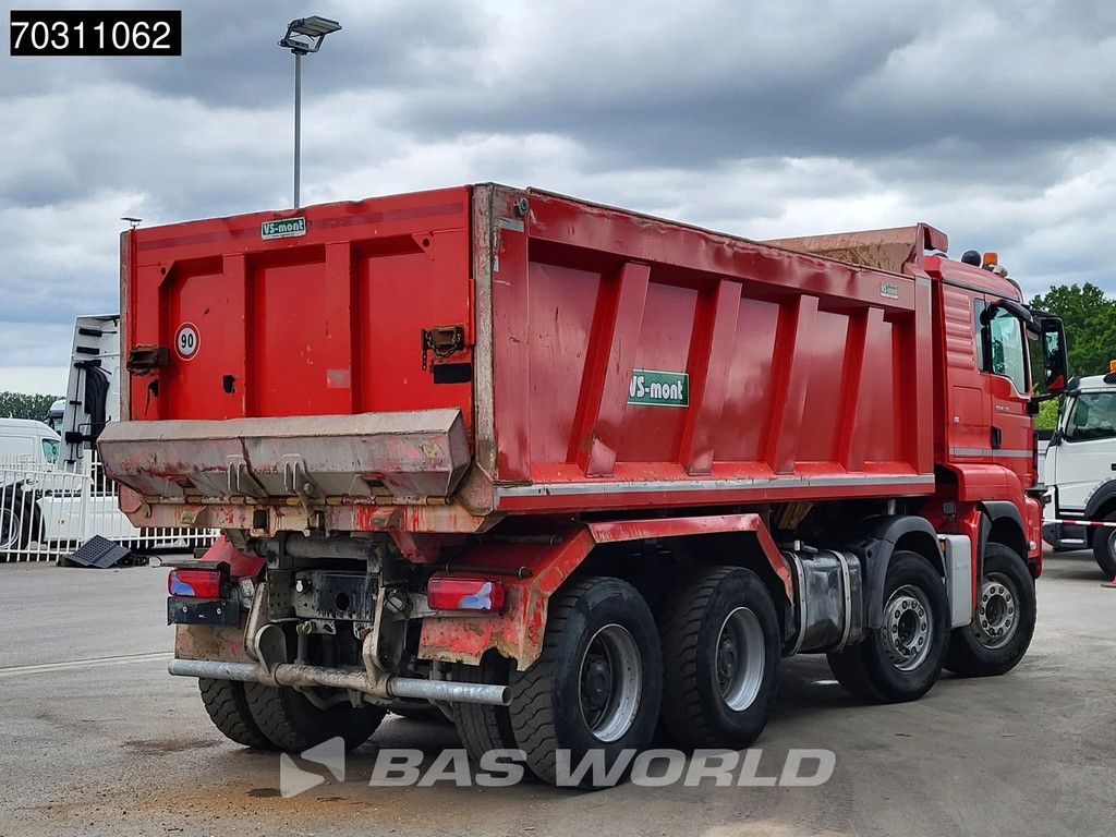 MAN TGS TGS 41.510 8X4 17m3 tipper Full Steel Hub reduction Automatic Euro 6