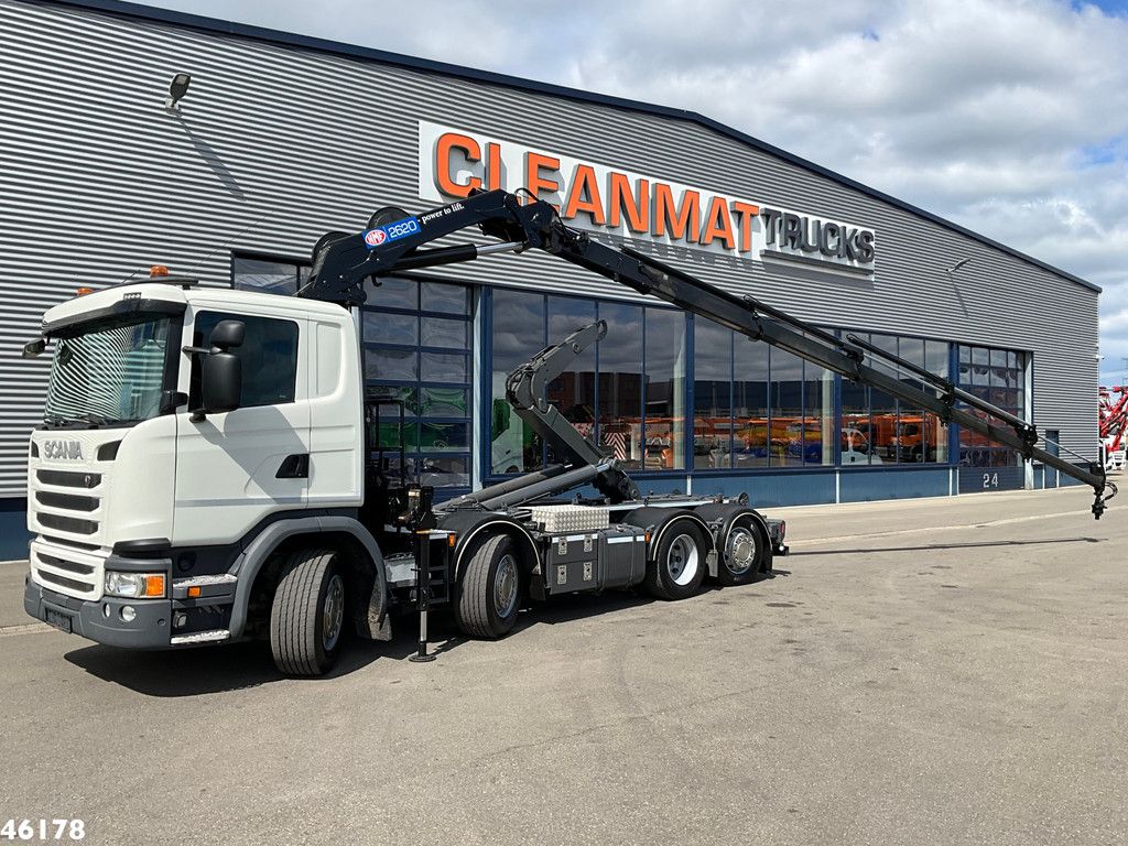 Scania G 450 8x2 Euro 6 HMF 26 Tonmeter laadkraan