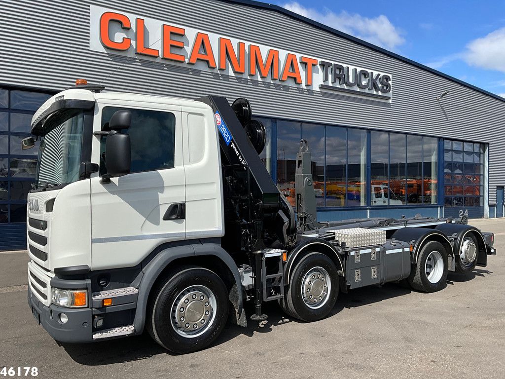 Scania G 450 8x2 Euro 6 HMF 26 Tonmeter laadkraan