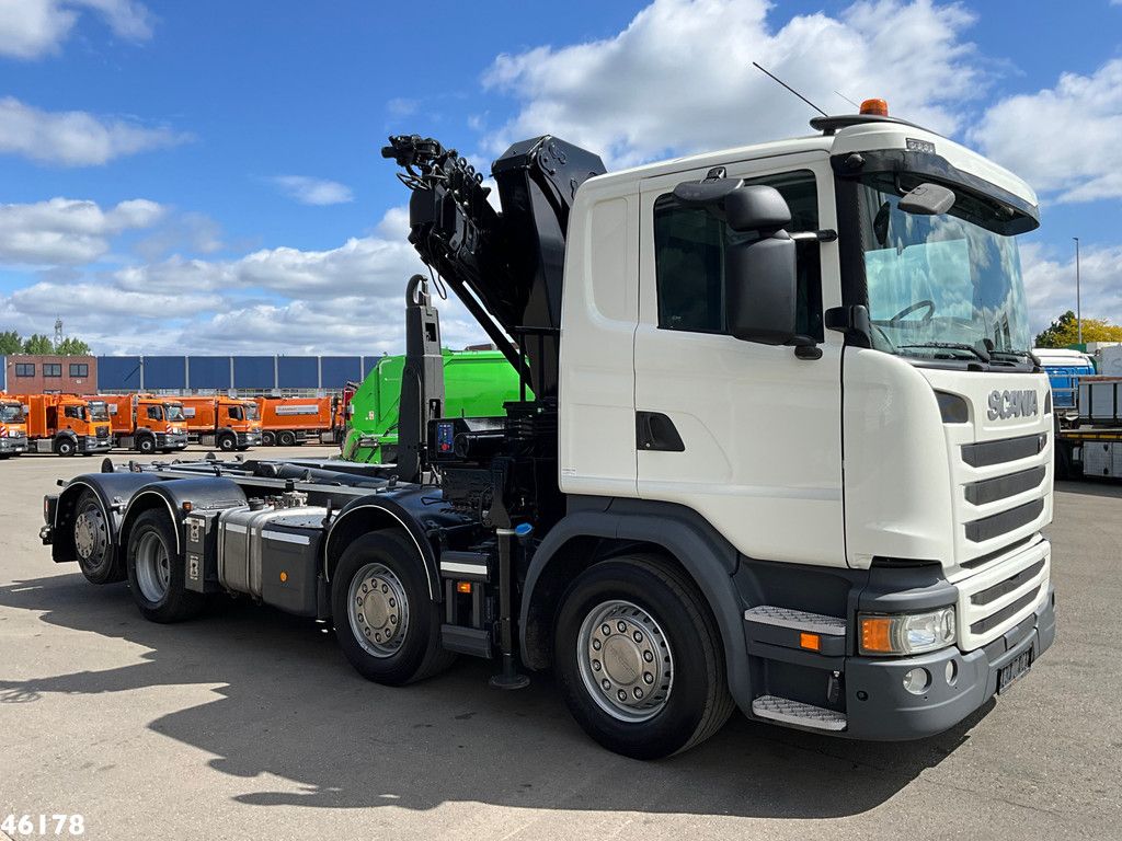 Scania G 450 8x2 Euro 6 HMF 26 Tonmeter laadkraan