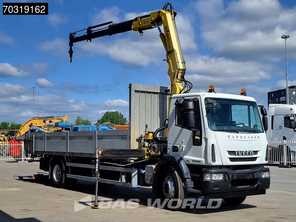 Iveco Eurocargo 180E250 4X2 HYVA V911 3S Kran Crane Remote control Manual Euro 5