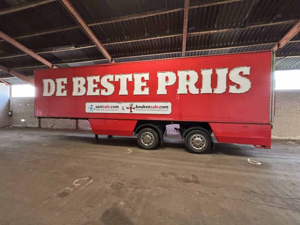 Tracon Uden S1220 City-Trailer gestuurd met Laadklep.