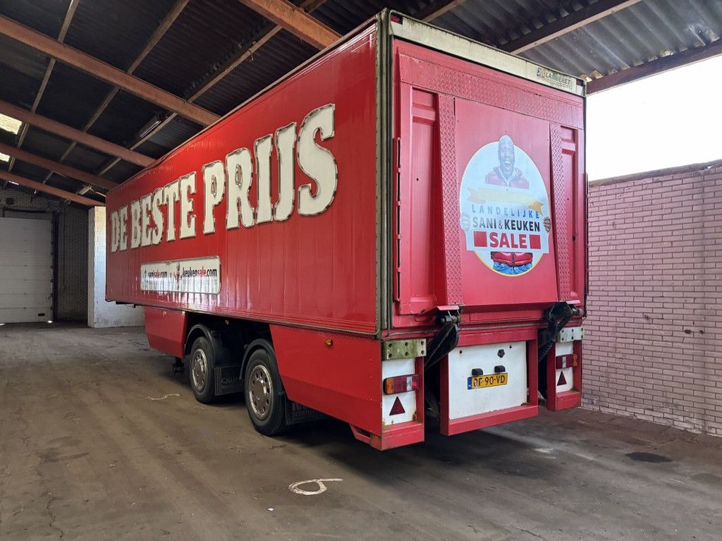 Tracon Uden S1220 City-Trailer gestuurd met Laadklep.