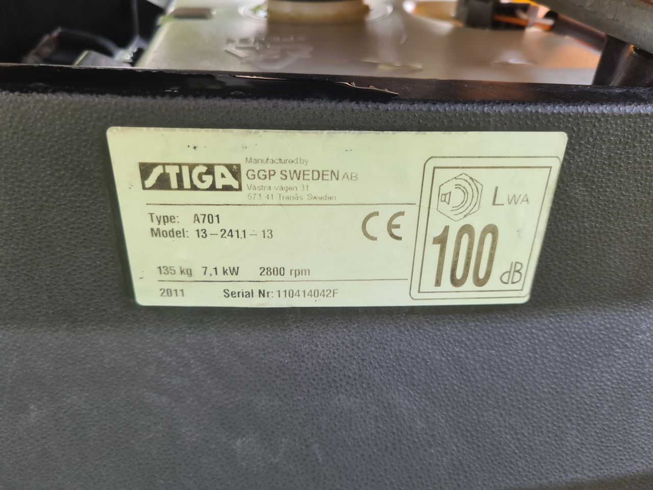 Stiga Primo frontmaaier.