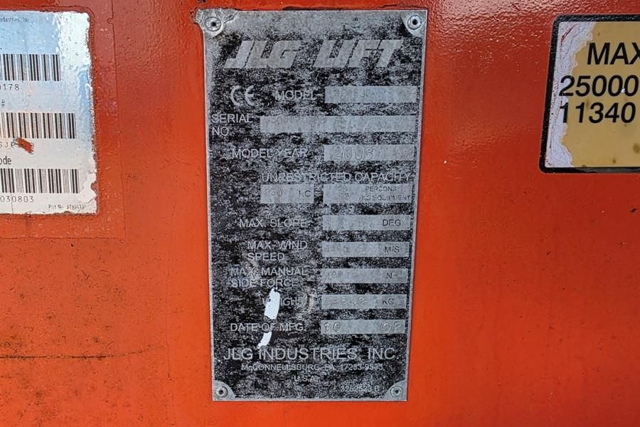 JLG 1200SJP Diesel, 38.7m Working Height, 23.5m Reach,
