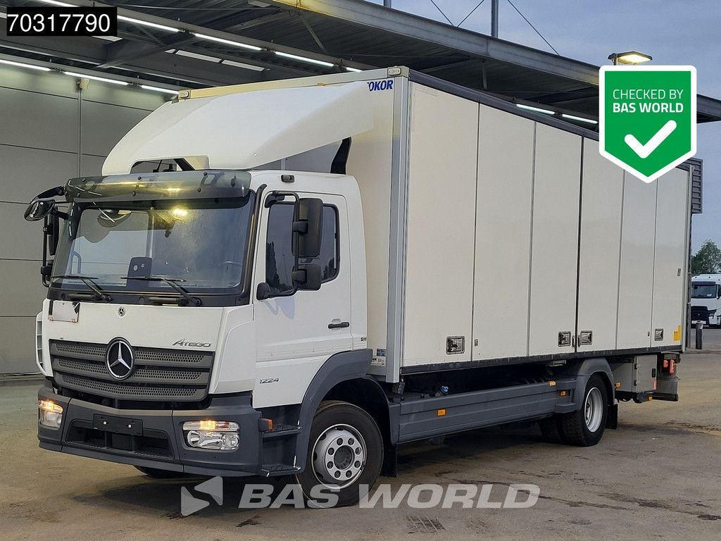 Mercedes Atego 1224 4X2 12tonner Box heating 1500kg Ladebordwand Automatic Euro 6
