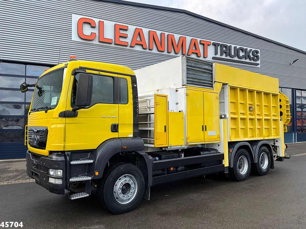 MAN TGS 33.480 6x4 MTS Saugbagger 8 m³