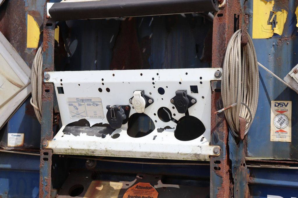 Schuifzeiloplegger Krone SD 41000kg 2012