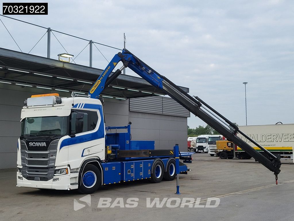 Scania R R580 6X2 Abschleppwagen Palfinger PK33002 EH Crane Winch Recovery vehicle