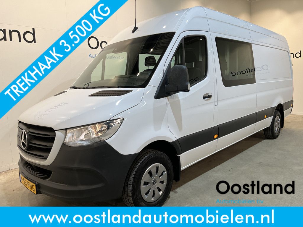 Mercedes-Benz Sprinter 316 CDI L3H2 RWD DC Dubbel Cabine / Trekhaak 3.500 KG / Airco / Cruise Control / CarPlay / Camera / Navigatie / 63.500 KM !!