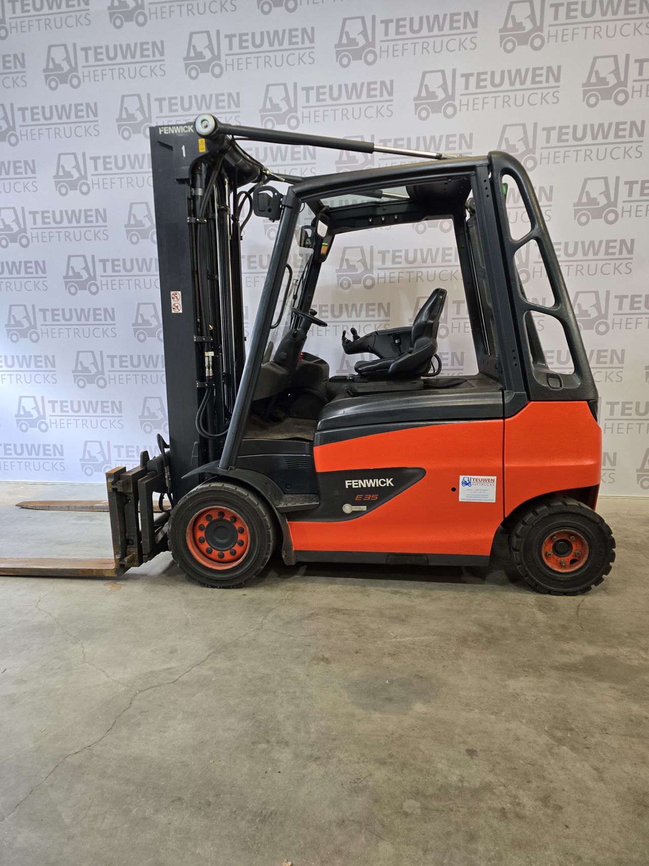 Elektro heftruck Linde E35H-01/600 triplo, SS, vorkenversteller