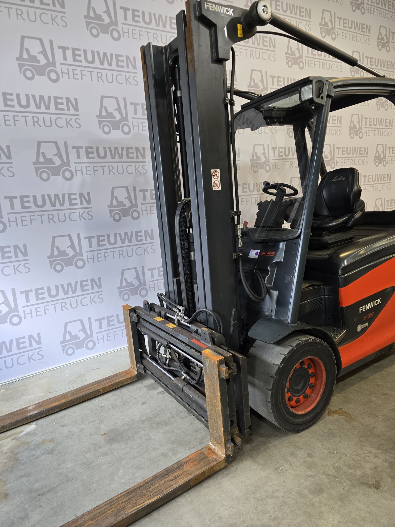 Elektro heftruck Linde E35H-01/600 triplo, SS, vorkenversteller