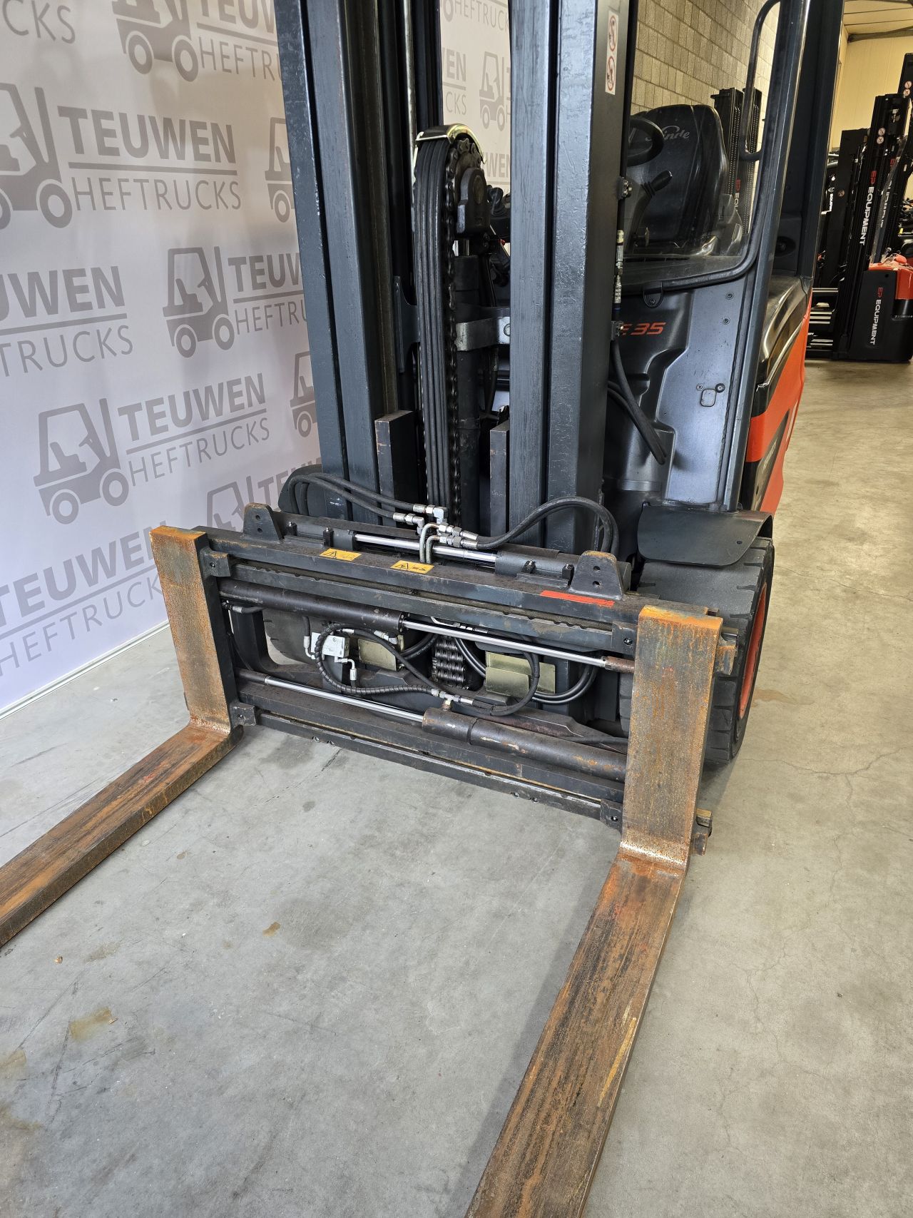 Elektro heftruck Linde E35H-01/600 triplo, SS, vorkenversteller