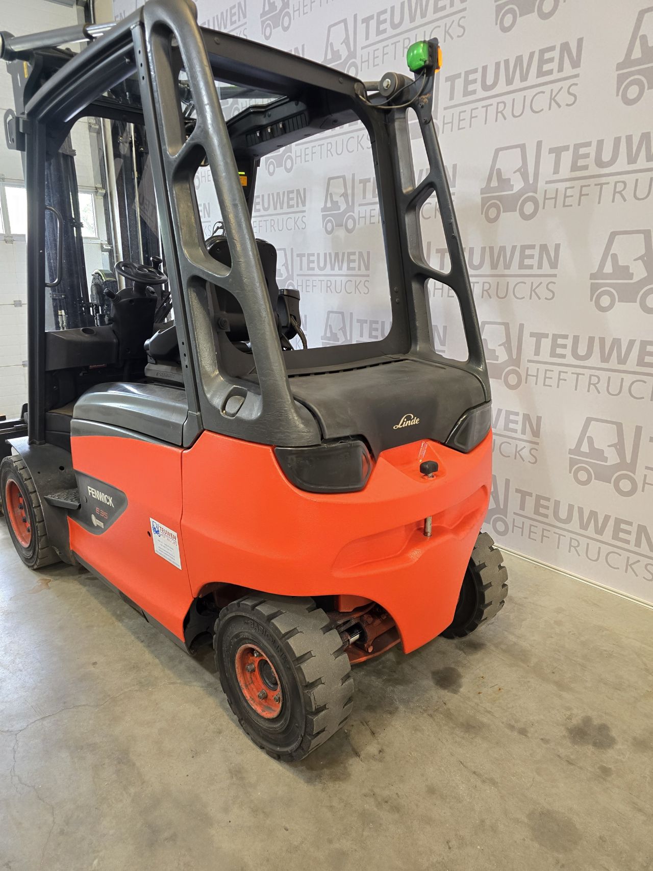 Elektro heftruck Linde E35H-01/600 triplo, SS, vorkenversteller