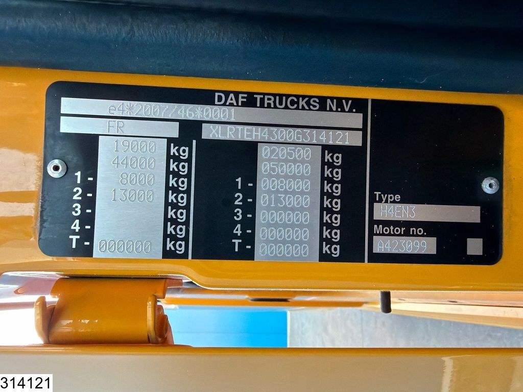 DAF XF 480 EURO 6d, Retarder