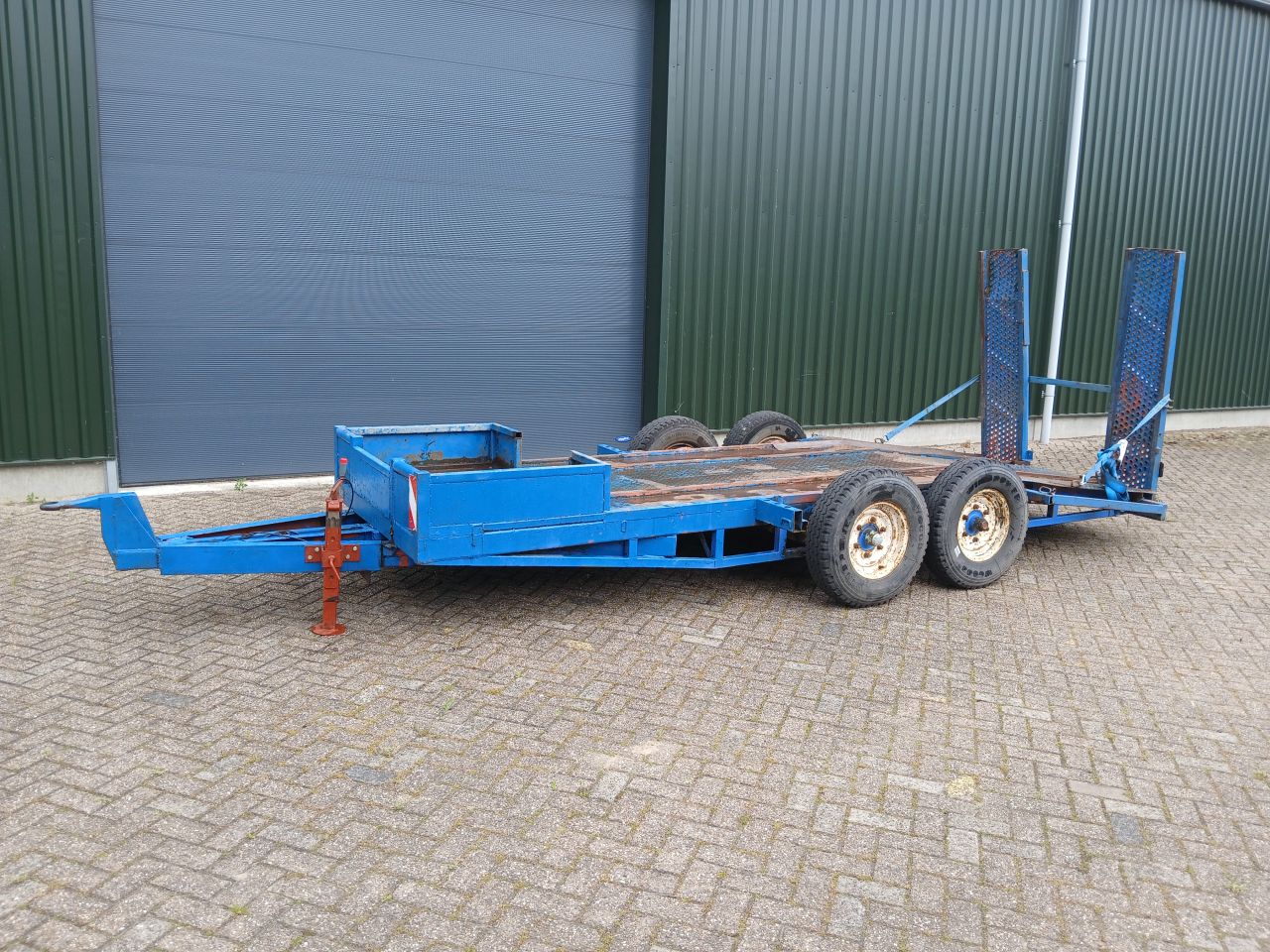 Aanhanger voor minigraver of andere machine