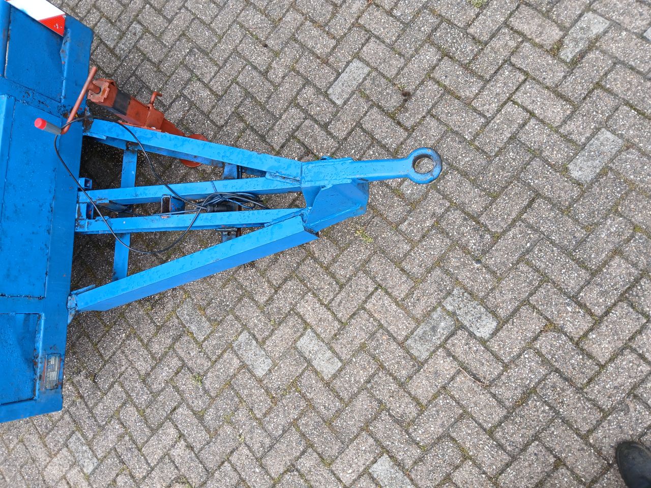 Aanhanger voor minigraver of andere machine