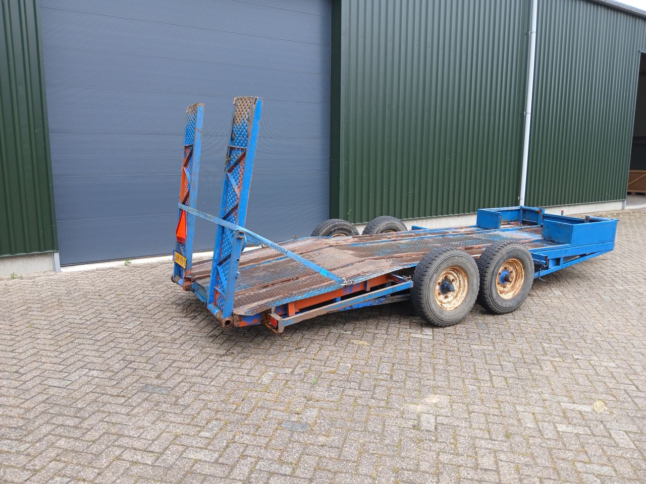 Aanhanger voor minigraver of andere machine