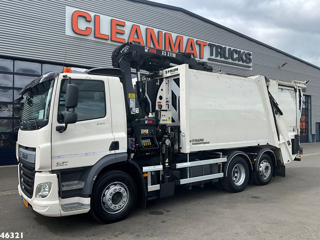 DAF FAN CF 290 Euro 6 Hiab 21 Tonmeter laadkraan