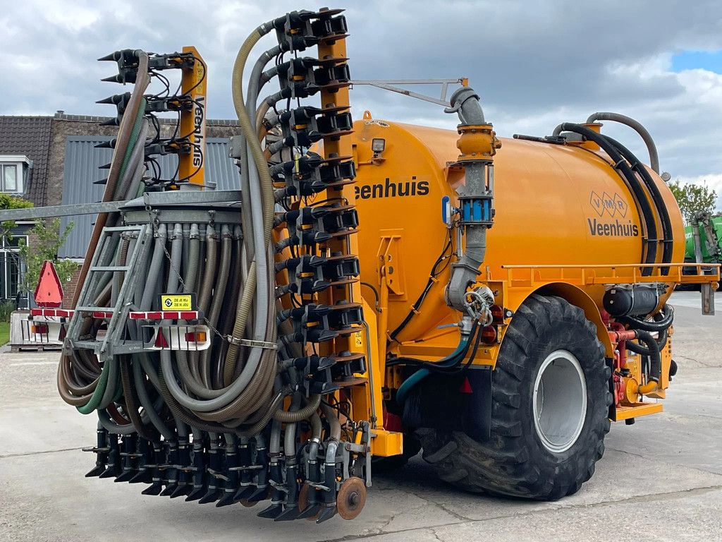 Veenhuis HDG 14000 Bemestertank + bemester Turbovuller Kenteken