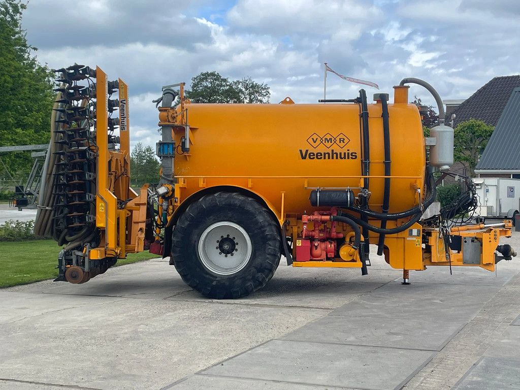 Veenhuis HDG 14000 Bemestertank + bemester Turbovuller Kenteken
