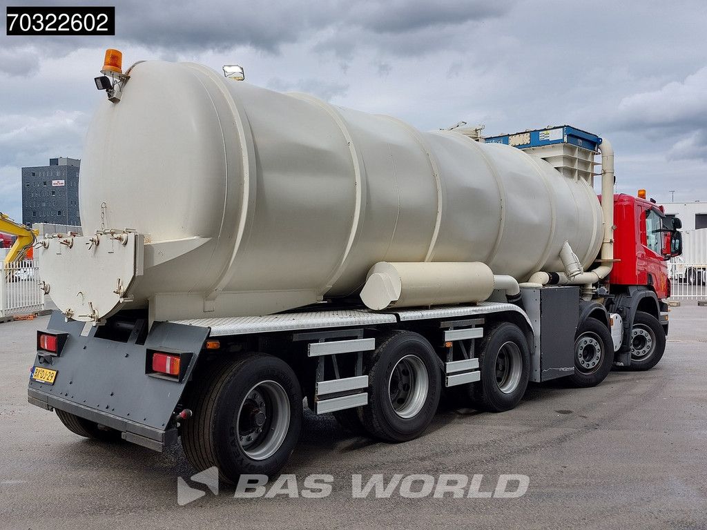 Scania P380 10X8 NL-Truck 10x8 Donaldson tipping Silo Steering axle Manual Euro 4