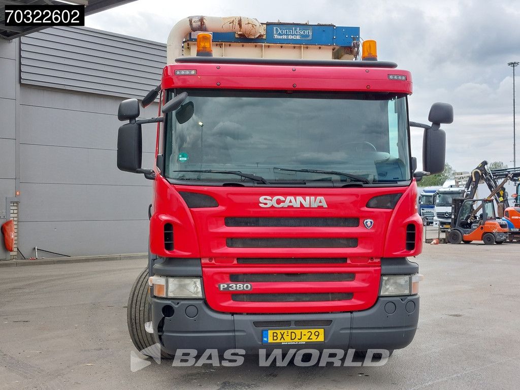 Scania P380 10X8 NL-Truck 10x8 Donaldson tipping Silo Steering axle Manual Euro 4