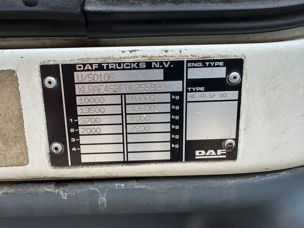 DAF LF 45 **BELGIAN TRUCK-FULL STEEL**