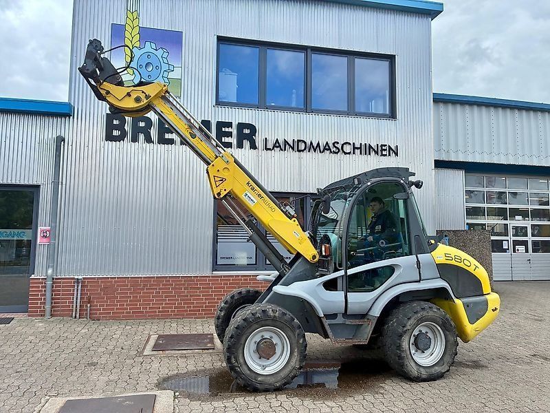 Kramer 580 T, Radlader mit Teleskopschwinge, Original AT Motor in 2022