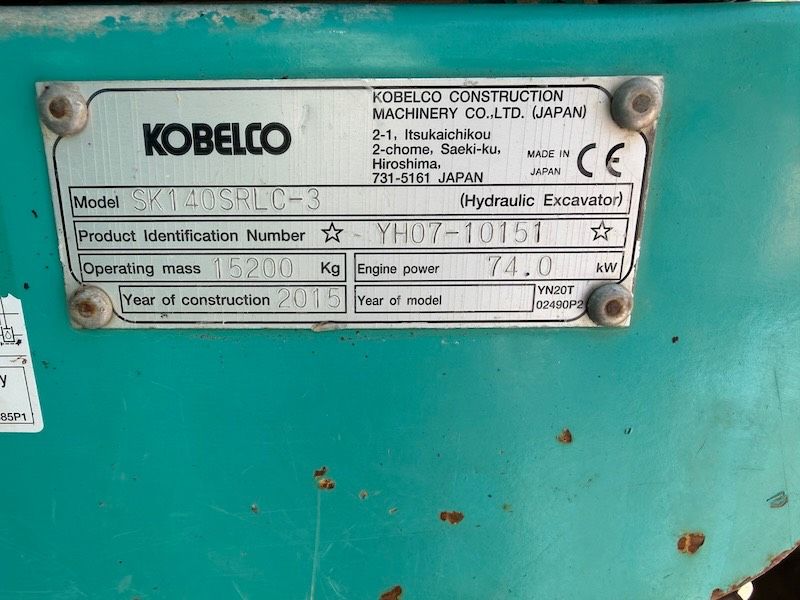 Kobelco SK 140 SR LC-3