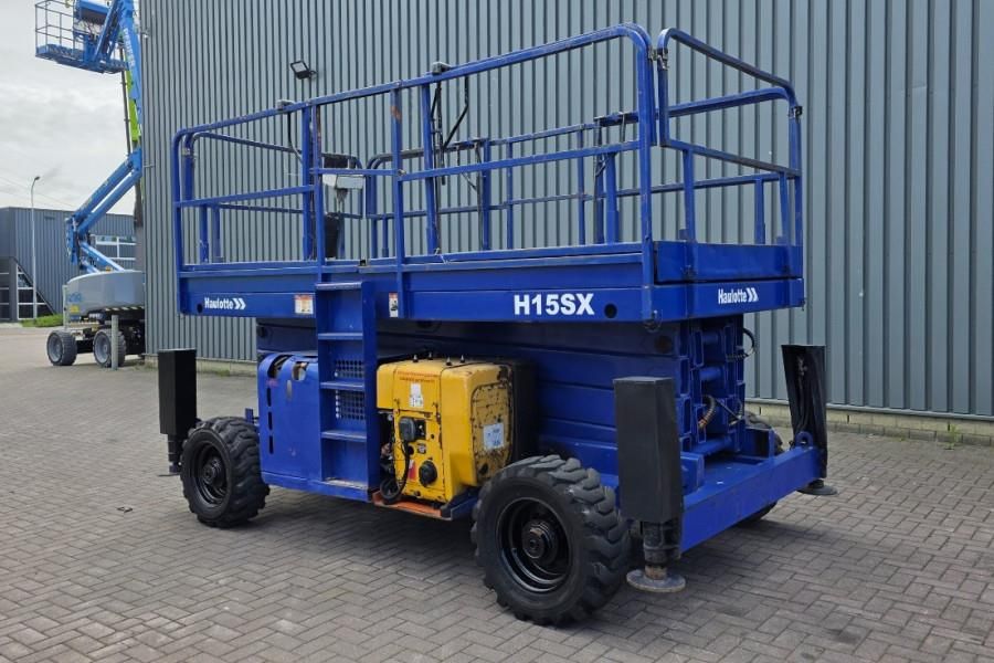 Haulotte H15SDX Diesel, 4x4 Drive, 15 Working Height, 700kg