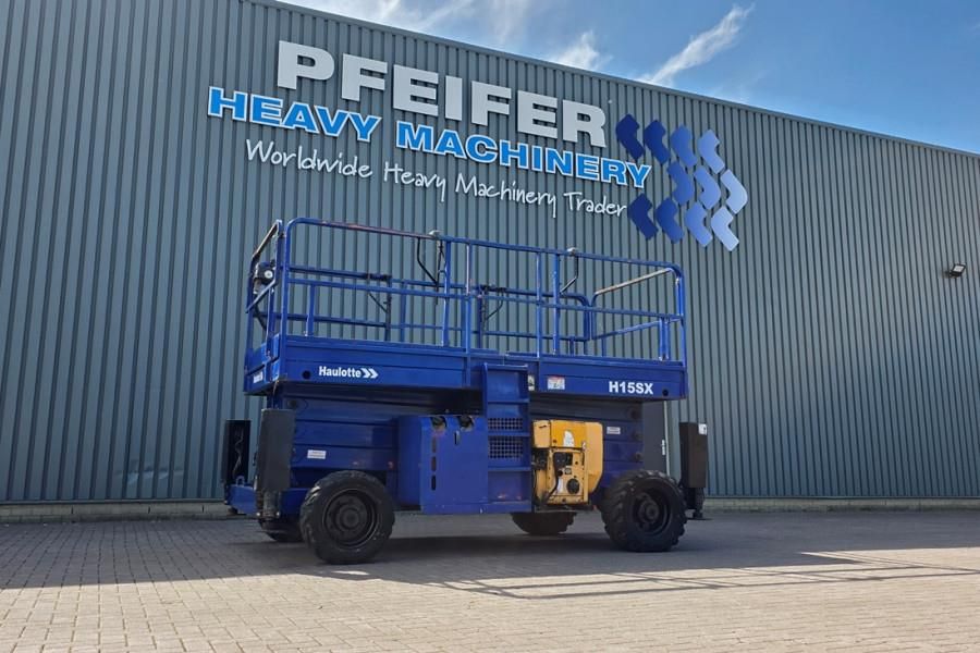 Haulotte H15SDX Diesel, 4x4 Drive, 15 Working Height, 700kg