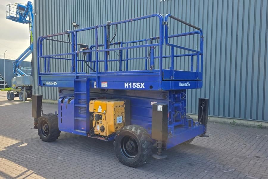 Haulotte H15SDX Diesel, 4x4 Drive, 15 Working Height, 700kg
