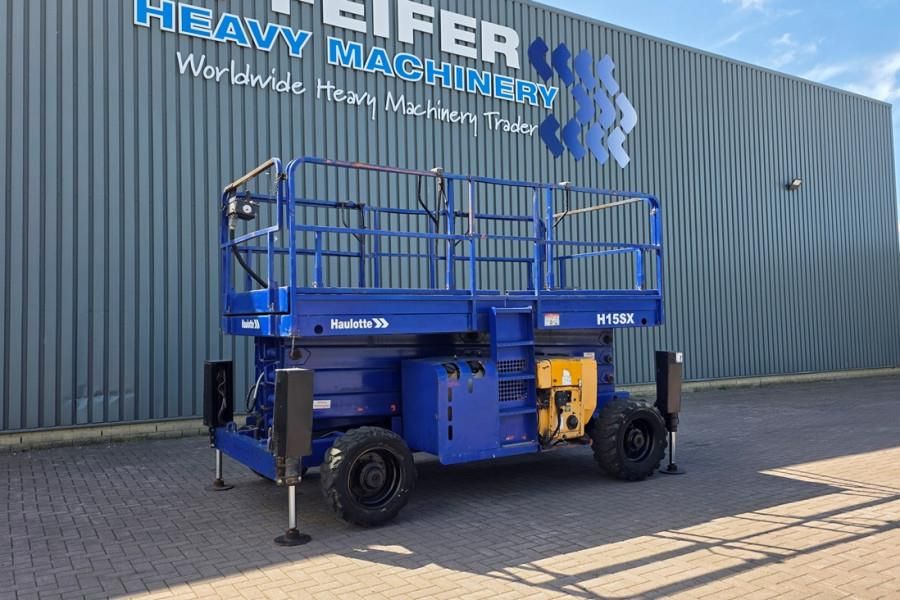 Haulotte H15SDX Diesel, 4x4 Drive, 15 Working Height, 700kg