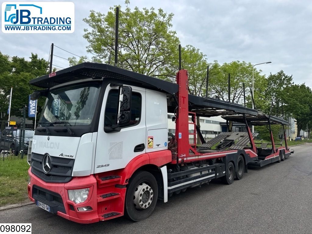 Mercedes Actros 2343 6x2, EURO 6, Lohr, Retarder, Combi