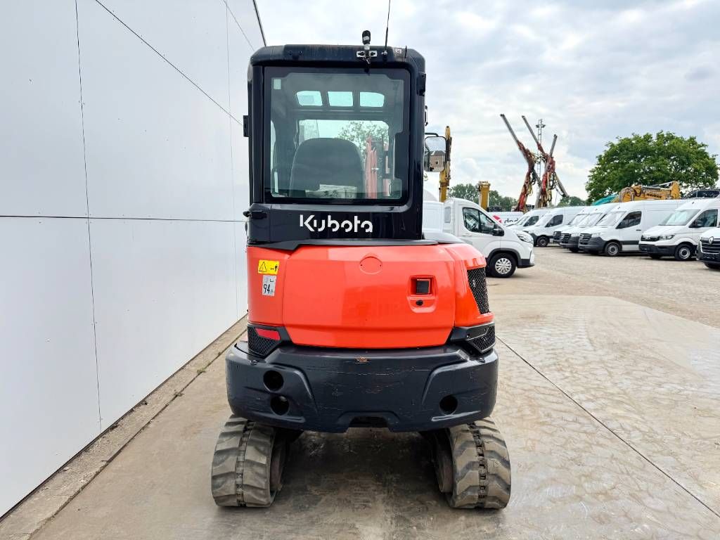 Kubota KX 037-4 - Hammer Lines / Quick Coupler