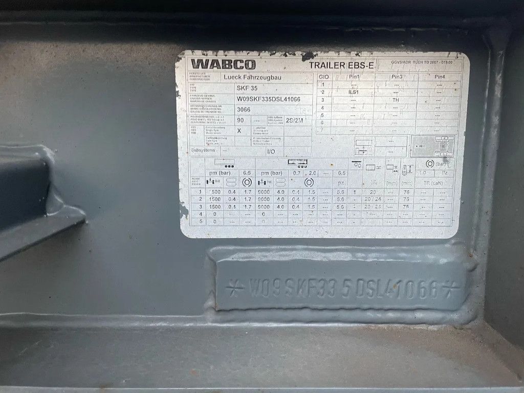 Lueck 50m3 Schrottkipper Hardox SAF Alcoa nieuwe APK tot 22-5-2026