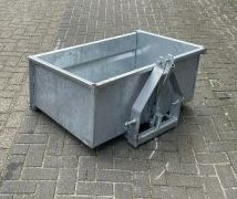 Kantelbare grondbak 100cm - afneembare klep - gegalvaniseerd