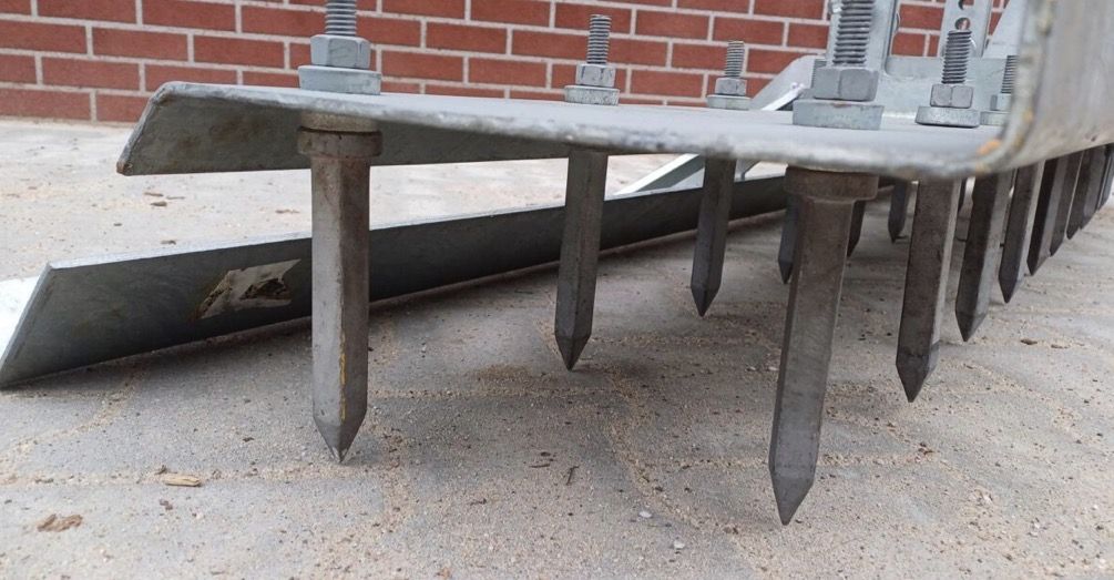 Manegevlakker 125 cm - gegalvaniseerd - nieuw